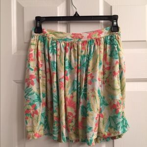 floral skirt- amerian eagle