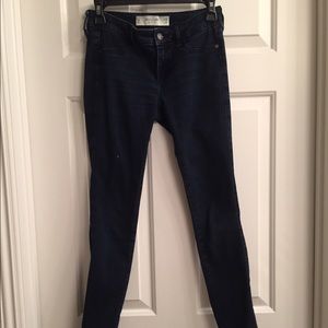 dark wash jean- abercombie
