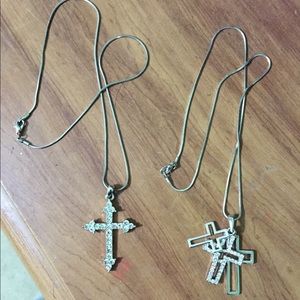 Flashy Cross necklaces