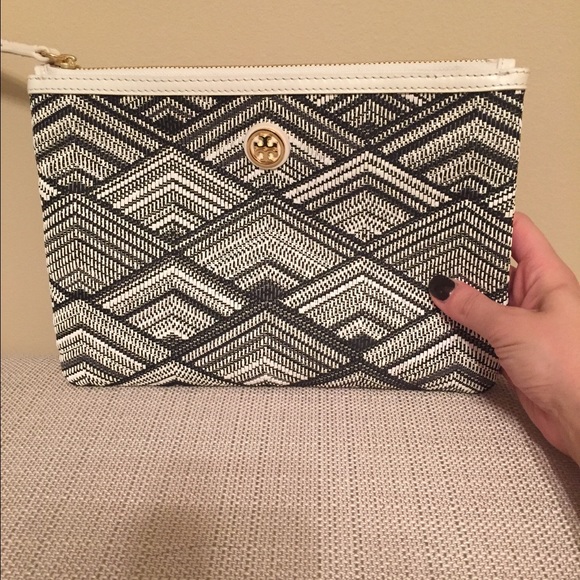 Tory Burch Woven Clutch