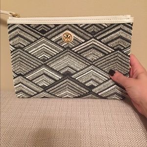 Tory Burch Woven Clutch