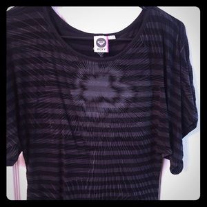 Roxy Black Stripe Shirt