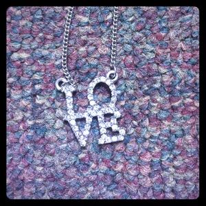 Forever 21 "L O V E" love necklace