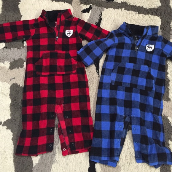 Plaid toddler pajama