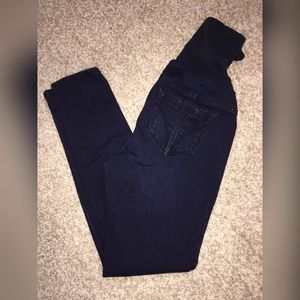 Indigo Blue Maternity Skinny Jeans