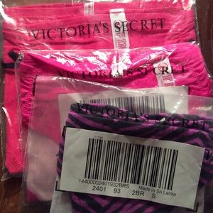 Assorted SMALL NIP VS PINK ruche Cotton Bikini LOT