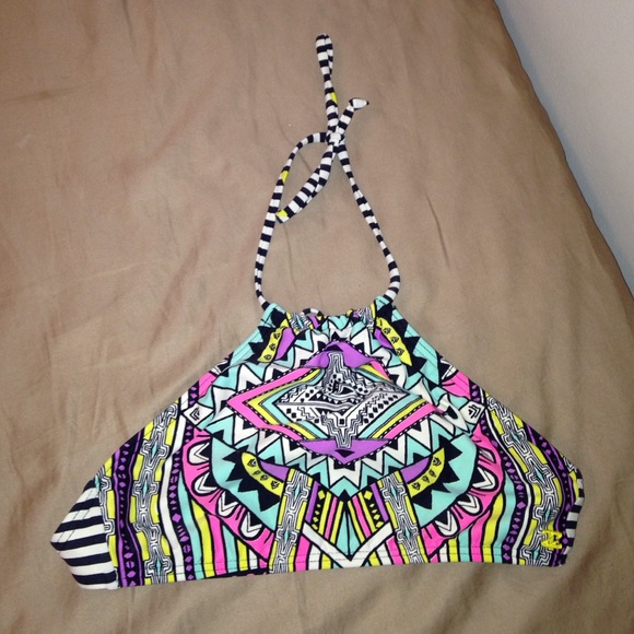Neon Aztec swimwear! - Picture 1 of 2