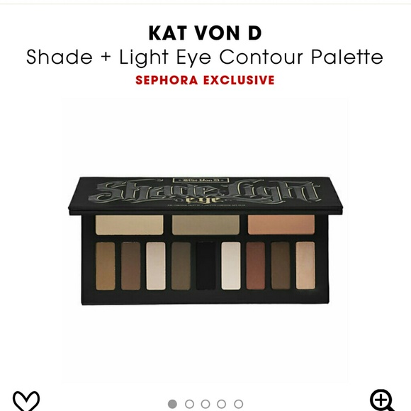 MAKE AN OFFER Kat Von D Shade + light