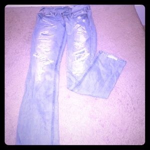 Hollister ripped jeans