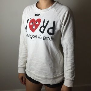 UNIF Sweaters - HOLD UNIF Comme de Garçon Spoof Sweater UNIF Sweaters - HOLD UNIF Comme de Garçon Spoof Sweater