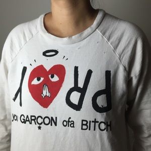 UNIF Sweaters - HOLD UNIF Comme de Garçon Spoof Sweater UNIF Sweaters - HOLD UNIF Comme de Garçon Spoof Sweater