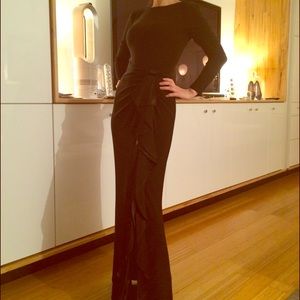 Lauren ralph lauren's charming evening gown