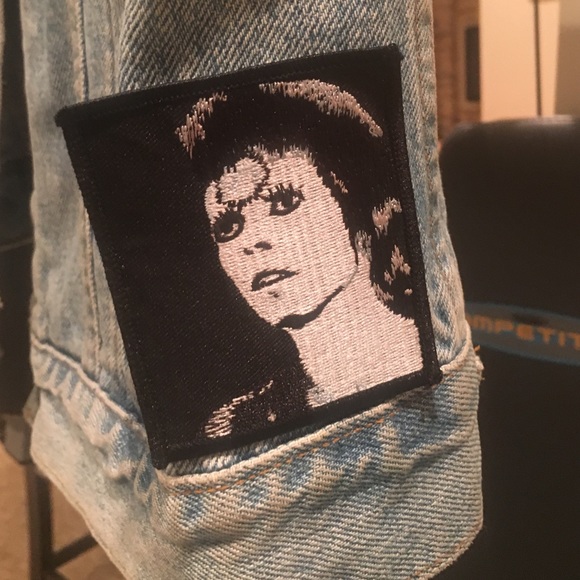 Levi's Rocker Denim Jacket -Custom Distressing - Picture 3 of 4