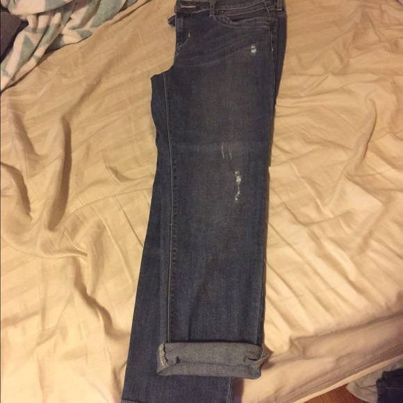 Blue jean Capri