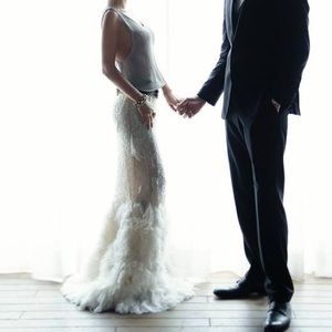 Ralph Lauren collection hand beaded skirt