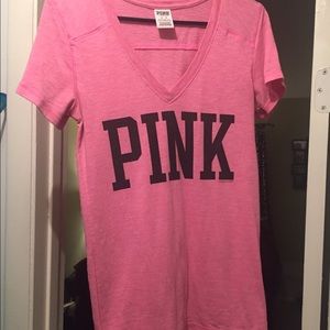 pink Victoria's Secret shirt
