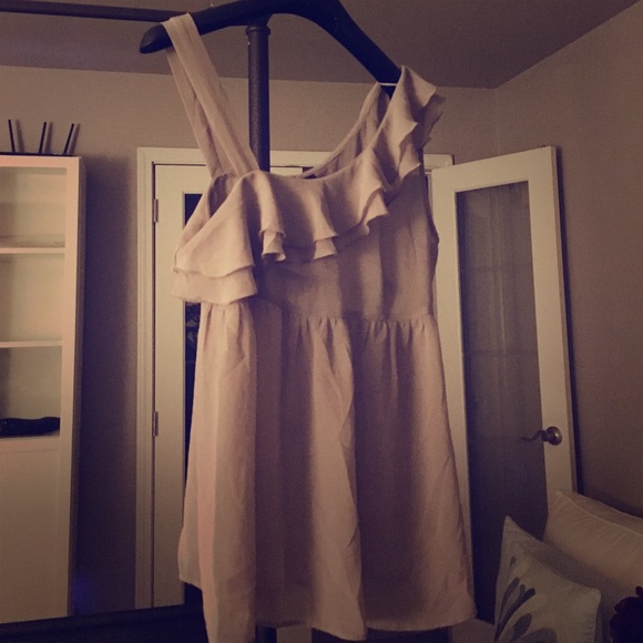 Topshop Asymmetric Sheer Top