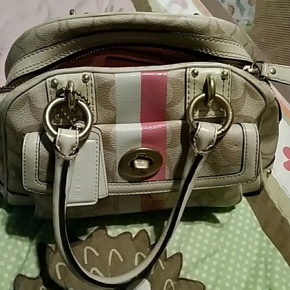 Coach leather purse