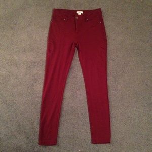 Maroon Jeggings