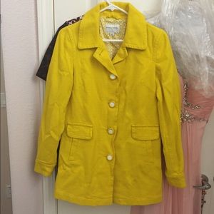 Banana Republic yellow coat