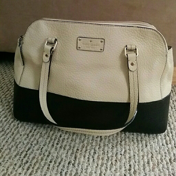 Kate Spade Grove Court Lainey Handbag Black/Cream