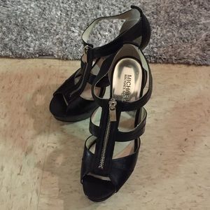 Michael Kors Berkley Platform Leather Sandal