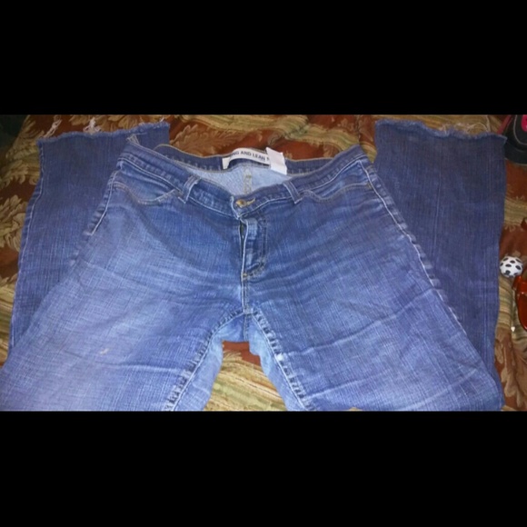 Long and lean gap jeans