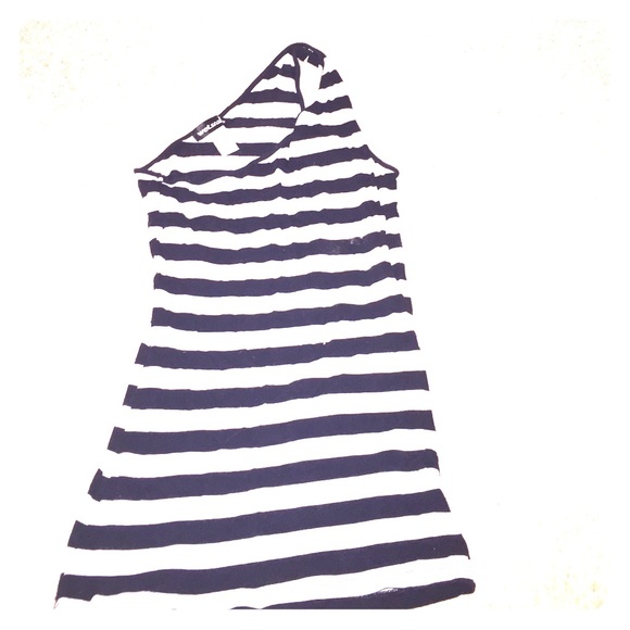 One shoulder stripped tank top