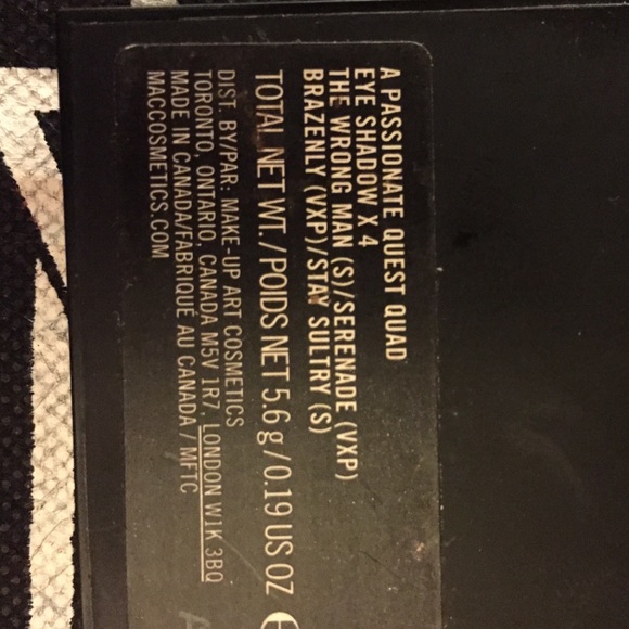 ‼️ AUTHENTIC ‼️ MAC LIMITED EDTION QUAD EYESHADOW - Picture 3 of 3