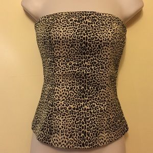 💕Bebe Leopard Print Tube Top💕