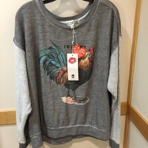 🚫SOLD🚫BNWT Wildfox "Funky Chicken" Sweatshirt