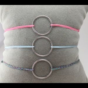 🎈SALE🎈Sterling silver hoop adjustable bracelet