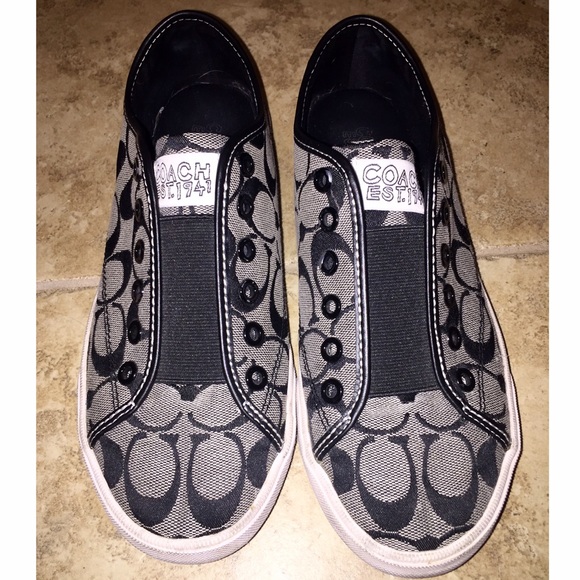 Black & Grey Coach Shoes!