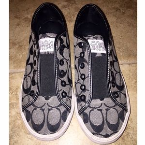 Black & Grey Coach Shoes!