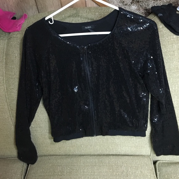 Sparkle zip up