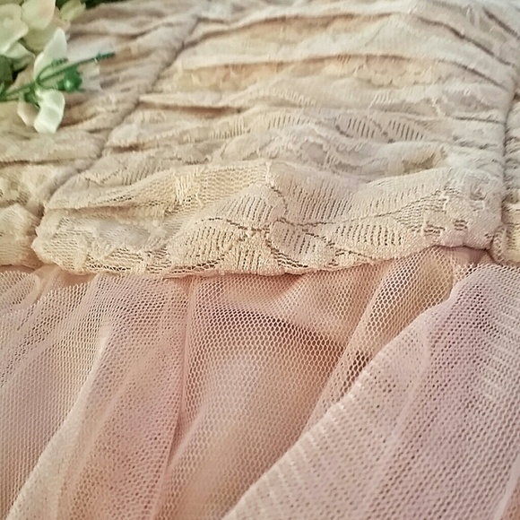 Dusty Pink Hi-low Dress - Picture 2 of 3