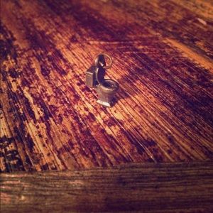 Toilet Necklace Charm