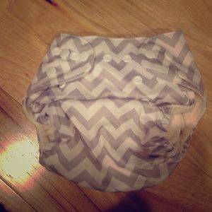 Alva Baby bamboo cloth diaper bundle w fuzzibunz!