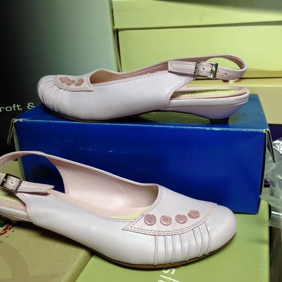 Pink Button Flats - Picture 3 of 4