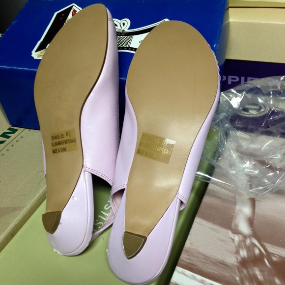 Pink Button Flats - Picture 4 of 4