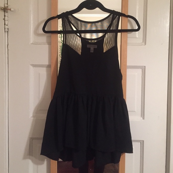 Sheer black tank top. - Picture 1 of 2