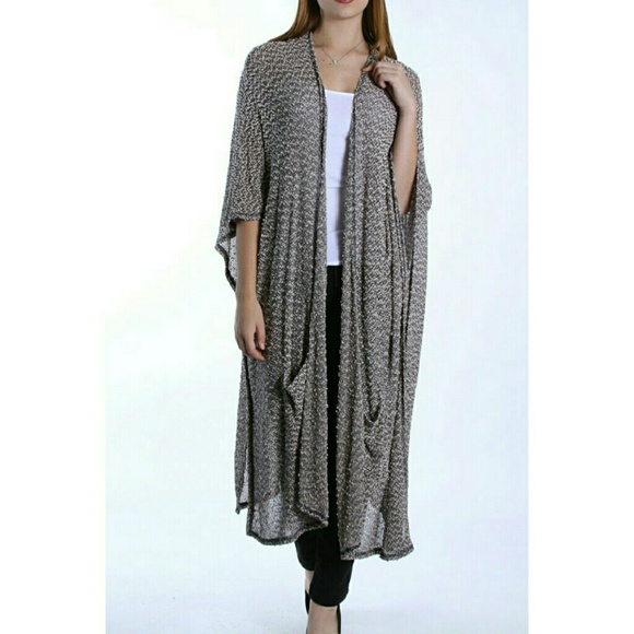 Popcorn Maxi Cardigan