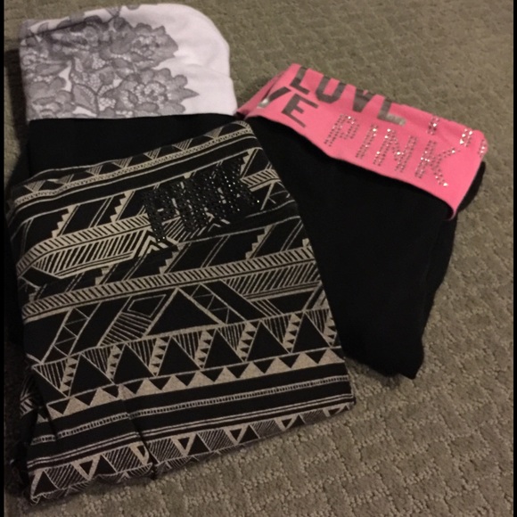BUNDLE ! VS PINK leggings