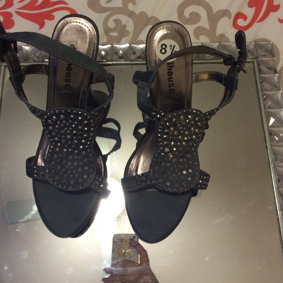 Silver heels