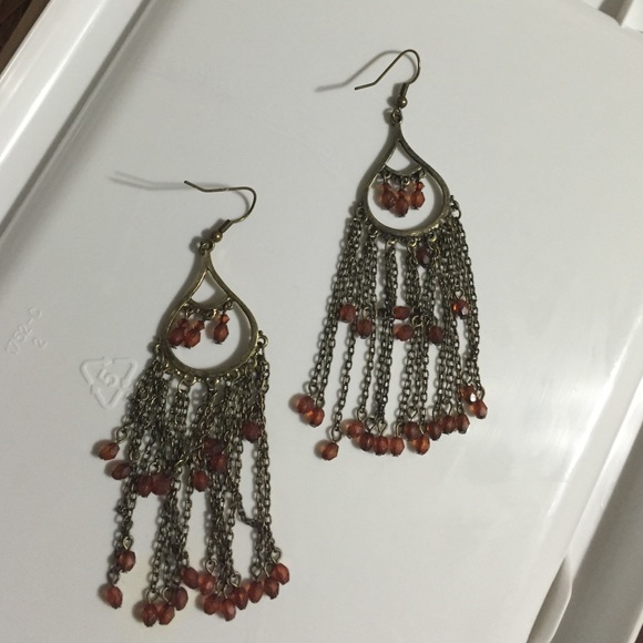 Tan earings