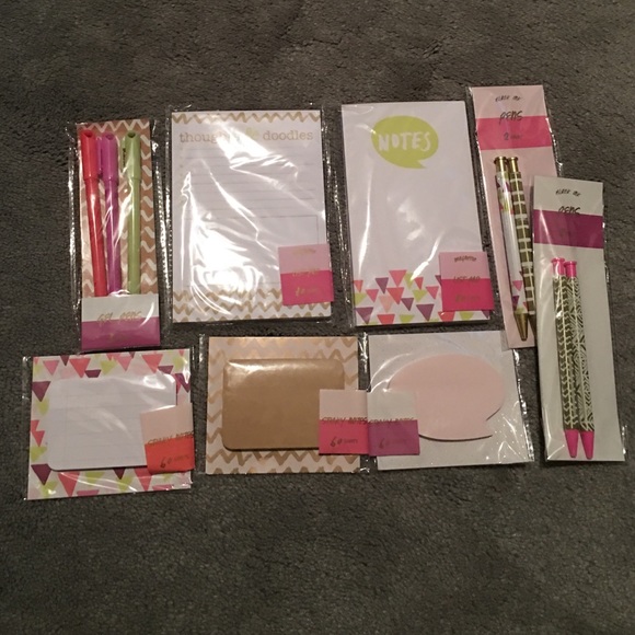 ❌SOLD❌STATIONERY 8 Pcs Set - Picture 1 of 4