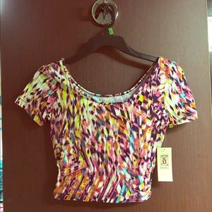 Multicolored crop top