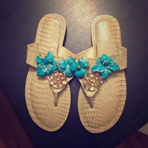 Amrita Singh jeweled sandals