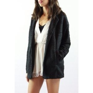 Black blazer coat