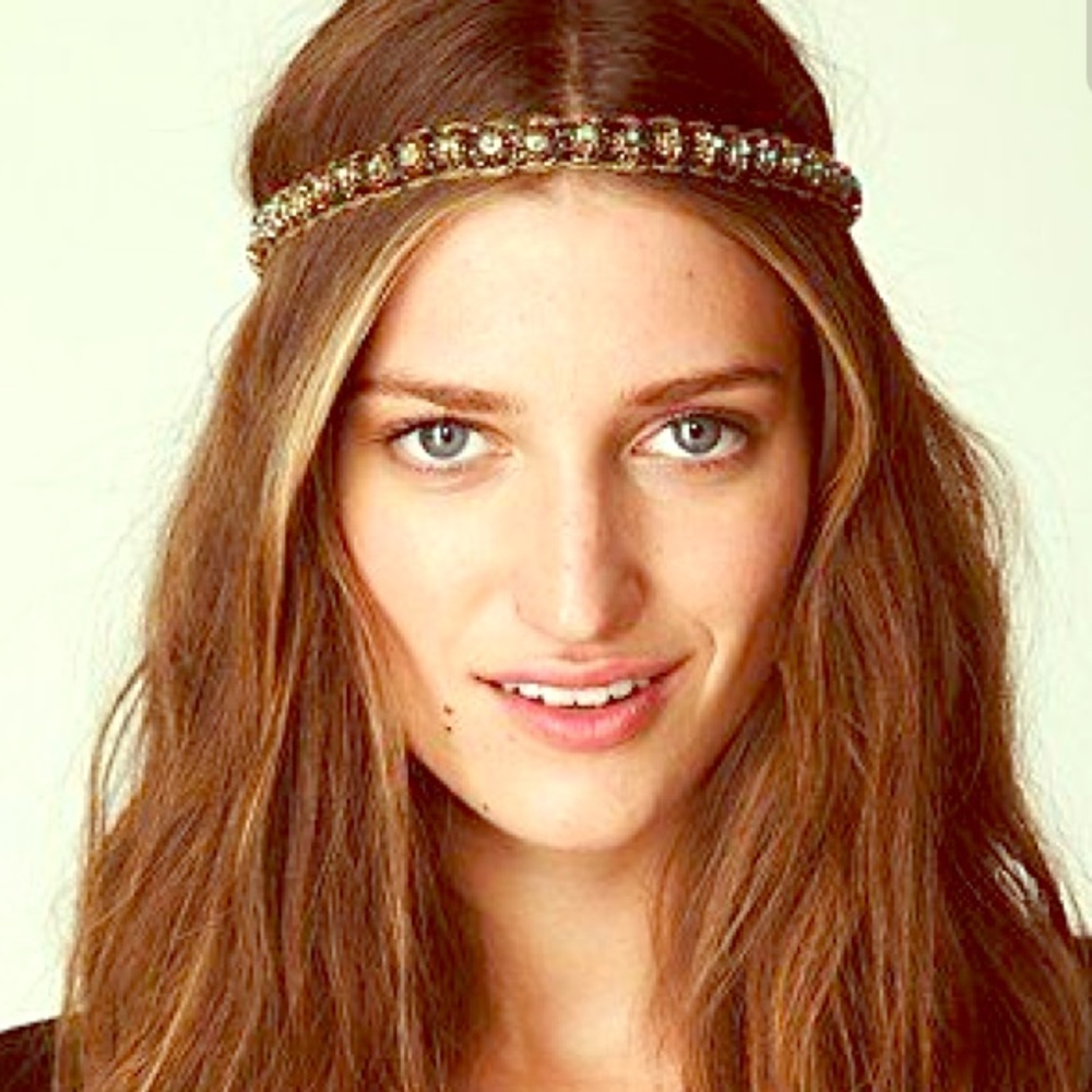 Gorgeous Free People Rhinestone Headband
